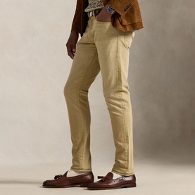 Sullivan Pony Logo Slim Leg Jeans