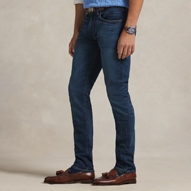 Sullivan Pony Logo Slim Leg Jeans