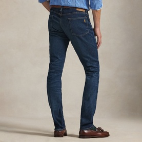 Sullivan Pony Logo Slim Leg Jeans