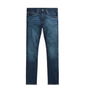 Sullivan Pony Logo Slim Leg Jeans