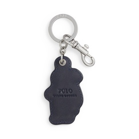 Polo Bear Leather Key Fob