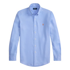 Polo Player Logo Linen Shirt