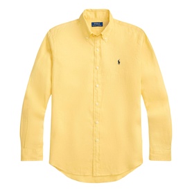 Polo Player Logo Linen Shirt