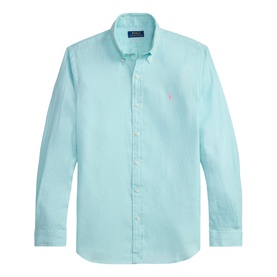 Polo Player Logo Linen Shirt