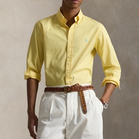 Pony Logo Featherweight Twill Casual Shirt