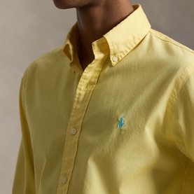 Pony Logo Featherweight Twill Casual Shirt