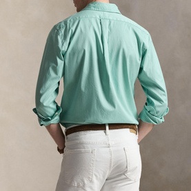 Pony Logo Featherweight Twill Casual Shirt