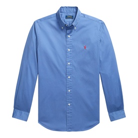 Pony Logo Featherweight Twill Casual Shirt