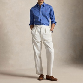 Pony Logo Featherweight Twill Casual Shirt