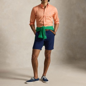 Pony Logo Featherweight Twill Casual Shirt