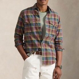 Check Madras Casual Shirt