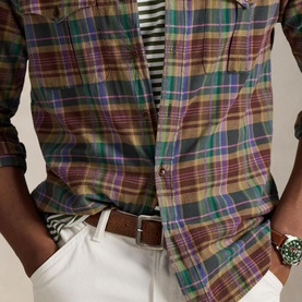 Check Madras Casual Shirt