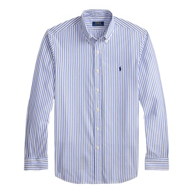Striped Pony Logo Custom Broadcloth Shirt