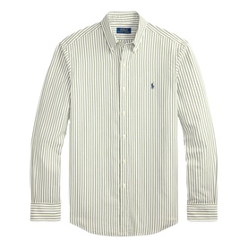 Striped Pony Logo Custom Broadcloth Shirt