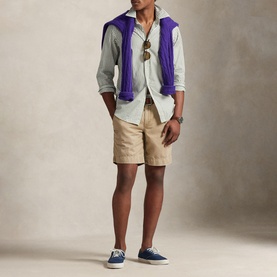 Striped Pony Logo Custom Broadcloth Shirt