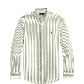 Striped Pony Logo Custom Broadcloth Shirt