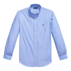 Pony Logo Striped Broadcloth Shirt