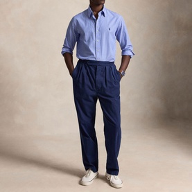 Pony Logo Striped Broadcloth Shirt