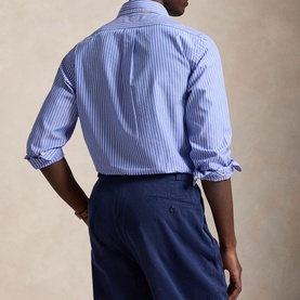 Pony Logo Striped Broadcloth Shirt