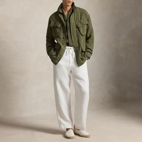 Linen Utility Overshirt