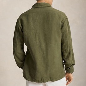 Linen Utility Overshirt