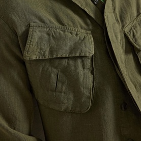 Linen Utility Overshirt