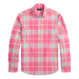 Logo Label Check Chino Workshirt