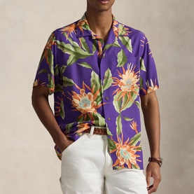 Tropical Floral Camp Casual Shirt