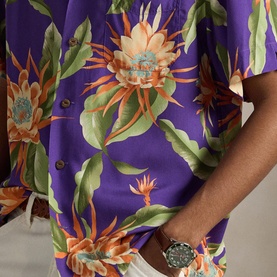 Tropical Floral Camp Casual Shirt