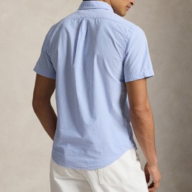 Prepster Pony Logo Striped Casual Shirt