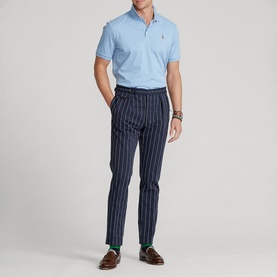 Pony Logo Custom Slim Polo Shirt