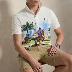 Pony Logo Graphic Classic Polo Shirt