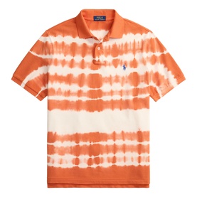 Pony Logo Tie-Dye Mesh Polo Shirt