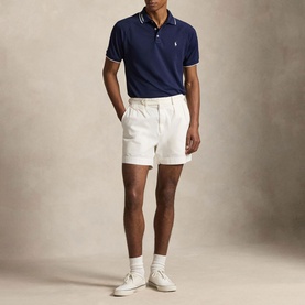 Wimbledon Logo Slim Fit Polo Shirt