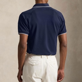 Wimbledon Logo Slim Fit Polo Shirt