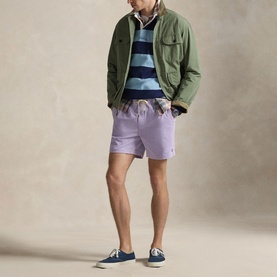 Prepster Pony Logo Drawstring Corduroy Shorts
