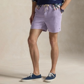 Prepster Pony Logo Drawstring Corduroy Shorts