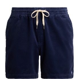 Prepster Pony Logo Drawstring Corduroy Shorts