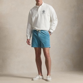 Prepster Pony Logo Drawstring Corduroy Shorts