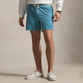 Prepster Pony Logo Drawstring Corduroy Shorts