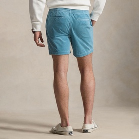 Prepster Pony Logo Drawstring Corduroy Shorts