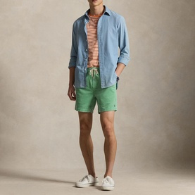 Prepster Pony Logo Drawstring Corduroy Shorts