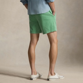 Prepster Pony Logo Drawstring Corduroy Shorts