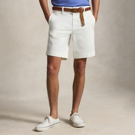 Polo Player Logo Straight Fit Chino Short