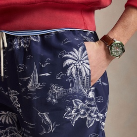 Traveller Polo Bear Printed Swim Shorts
