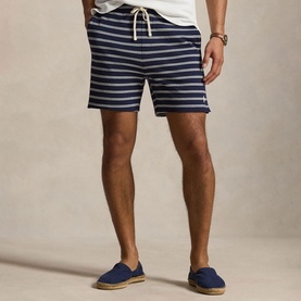 Pony Logo Nautical Striped Shorts