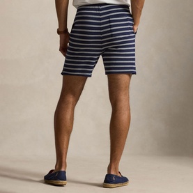 Pony Logo Nautical Striped Shorts