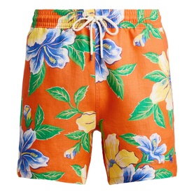 Traveller Floral Linen Swim Shorts