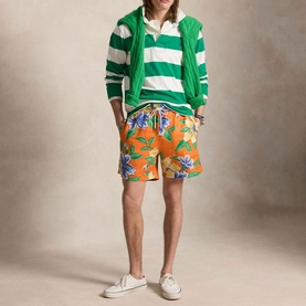 Traveller Floral Linen Swim Shorts