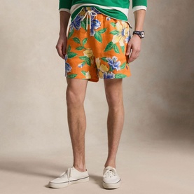Traveller Floral Linen Swim Shorts